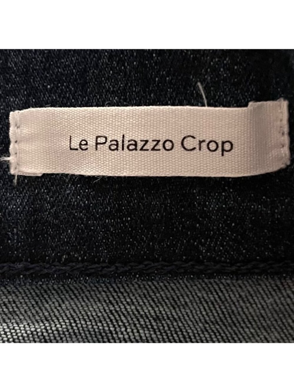 FRAME Womens Le Palazzo Crop Jeans Size 26 Wide Leg Raw Hem Quiet Luxury NWT - Picture 6 of 12